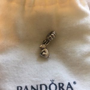 Pandora Sterling Silver Bunny Dangle Charm